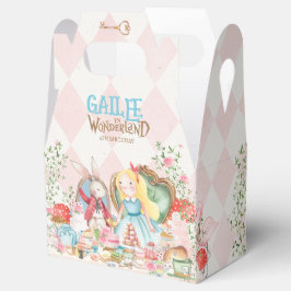 Caixinha De Lembrancinhas Alice Adventures em Woderland Birthday Tea Party
