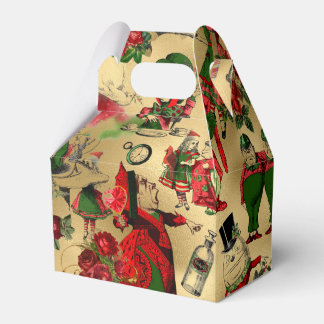 Caixinha De Lembrancinhas Alice no País das Maravilhas Natais vintages