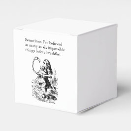 Caixinha De Lembrancinhas Alice, seis coisas impossíveis