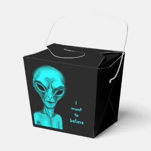 Caixinha De Lembrancinhas Alienígena, quero acreditar