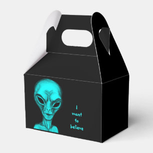 Caixinha De Lembrancinhas Alienígena, quero acreditar