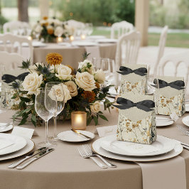 Caixinha De Lembrancinhas Amber meadow floral