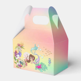 Caixinha De Lembrancinhas Amido rosa-do-sereia, cor-de-rosa