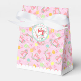 Caixinha De Lembrancinhas Amo Costura Rosa 