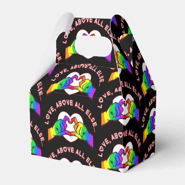 Caixinha De Lembrancinhas Amor Acima De Tudo (Frente)