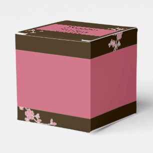 Caixinha De Lembrancinhas Amor em Bloom Cherry Blossoms Casamento Favor Box