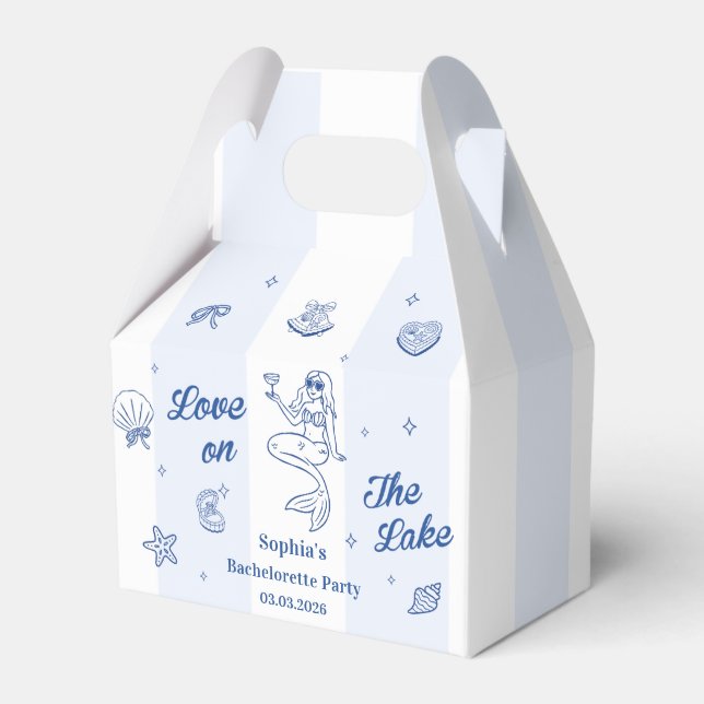 Caixinha De Lembrancinhas Amor Na Festa de solteira Do Lago (Verso)