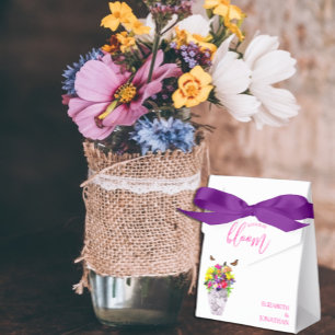 Caixinha De Lembrancinhas Amor No Bloom Floral Wedding
