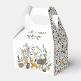 Caixinha De Lembrancinhas Animais Australianos Geram Eucalyptus Aniversário