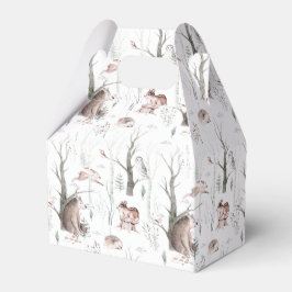 Caixinha De Lembrancinhas Animais Florestais