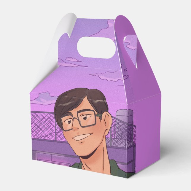 CAIXINHA DE LEMBRANCINHAS ANIME CHARACTER (Frente)