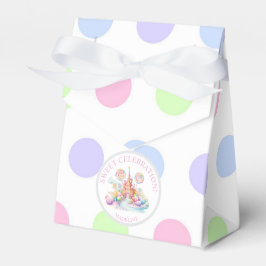 Caixinha De Lembrancinhas Aniversário Caprichoso de Aquarela Pastel Candylan