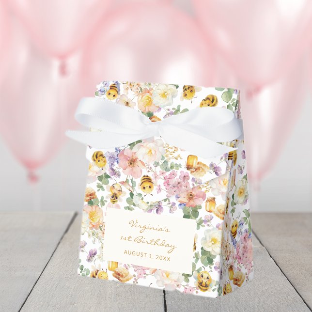 Caixinha De Lembrancinhas Aniversário da Abelha (Bee Birthday Favor Boxes
)