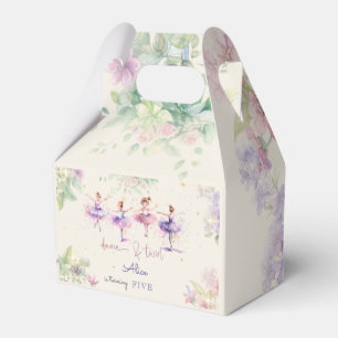 Caixinha De Lembrancinhas Aniversário da Dança e da Bailerina da Água