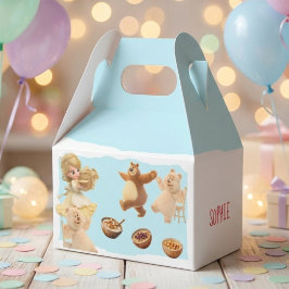 Caixinha De Lembrancinhas Aniversário da Goldilocks