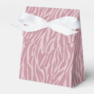 Caixinha De Lembrancinhas Aniversário da Impressão Zebra Rosa