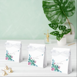 Caixinha De Lembrancinhas Aniversário de 40 anos Floral Romântico Feminina