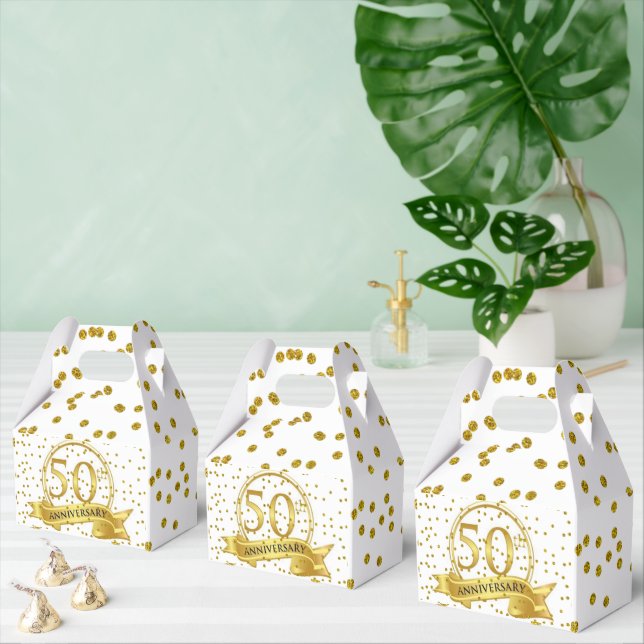 Caixinha De Lembrancinhas aniversário de 50º casamento (Múltiplo)