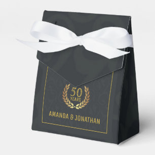 Caixinha De Lembrancinhas Aniversário de 50 anos de casamento personalizável