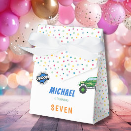 Caixinha De Lembrancinhas Aniversário de caminhões monstros de bip honesto