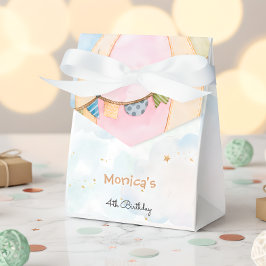 Caixinha De Lembrancinhas Aniversário de criança de balões de ar quente com 