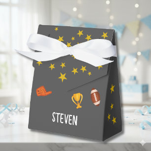 Caixinha De Lembrancinhas Aniversário de criança de bola de futebol american