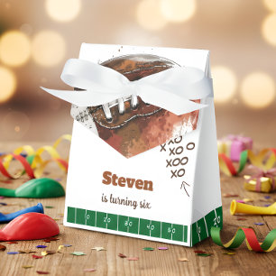 Caixinha De Lembrancinhas Aniversário de criança de bola de futebol american