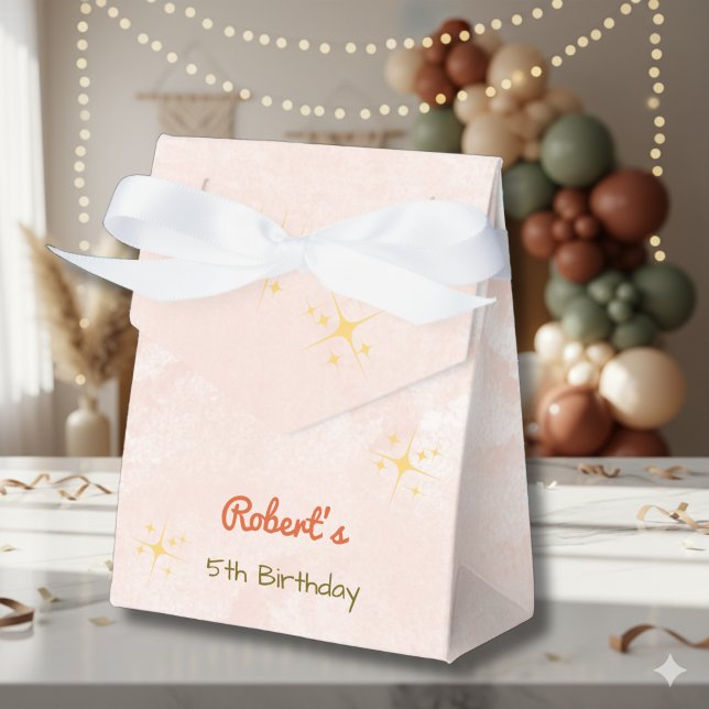 Caixinha De Lembrancinhas Aniversário de criança de Cinco Velas (Criador carregado)