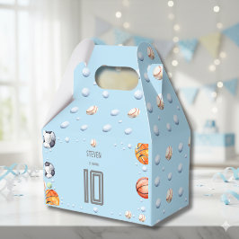 Caixinha De Lembrancinhas Aniversário de criança de esportes de esferas