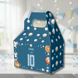 Caixinha De Lembrancinhas Aniversário de criança de esportes de esferas