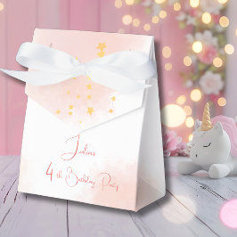 Caixinha De Lembrancinhas Aniversário de criança de ourivesaria aquosa