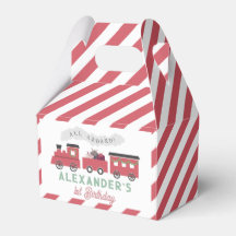 Aniversário de criança de trem de vapor de Natal