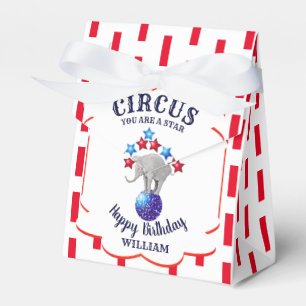 Caixinha De Lembrancinhas Aniversário de Elefante de Circo