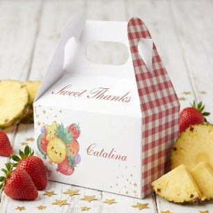 Caixinha De Lembrancinhas Aniversário de Fruta Doce   Festa Infantil Tropica