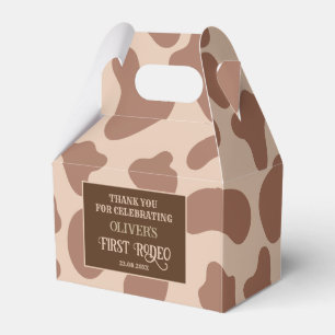 Caixinha De Lembrancinhas Aniversário do cowboy ocidental selvagem