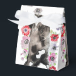 Caixinha De Lembrancinhas Aniversário do Tuxedo Cat Black White Cats<br><div class="desc">Tuxedo Cat Black Cats design. Um produto glorioso feito de minhas pinturas de aquarela originais.</div>
