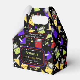 Caixinha De Lembrancinhas Aniversário dos Jogos Retro-Negros