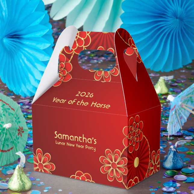Caixinha De Lembrancinhas Ano Novo Chinês (Festa)