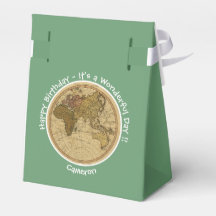 Antiguidade 1786 - Partido Tema do Mapa do Hemisfé