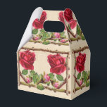 Caixinha De Lembrancinhas Antiguidade Vitorítica Vintage rosa rustica<br><div class="desc">Uma natureza inspirou rosa de antiguidades rústicas e design de galho. Isto é perfeito para convites e programas de casamento,  personalizável para os detalhes do seu próprio casamento. Parte da nossa coleção de natureza rústica.</div>