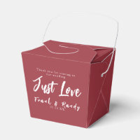 Apenas Ame Casamento Vermelho Moderno Minimalista