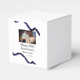 Caixinha De Lembrancinhas aplausos para o aniversário de 50 anos adicionar n