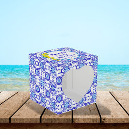 Caixinha De Lembrancinhas Aquarela Limões Positano Amalfi Azulejo Noiva