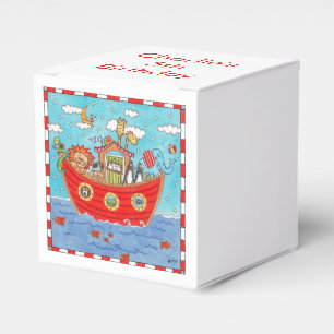 Caixinha De Lembrancinhas Arca de Noé Personalizada