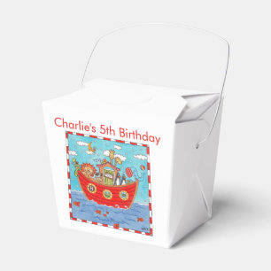 Caixinha De Lembrancinhas Arca de Noé Personalizada