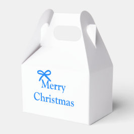 Caixinha De Lembrancinhas Arco azul feliz família natalícia presentes simple