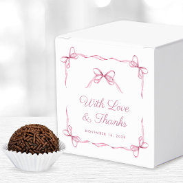 Caixinha De Lembrancinhas Arcos Coquette Baby Girl Chá Obrigado