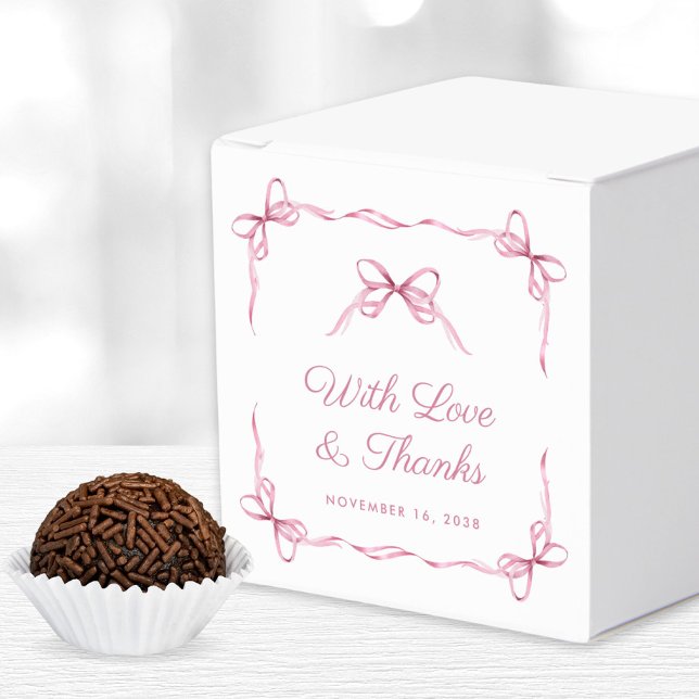 Caixinha De Lembrancinhas Arcos Coquette Baby Girl Chá Obrigado (Criador carregado)