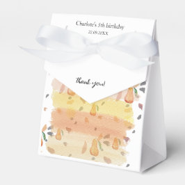 Caixinha De Lembrancinhas Arte de Aquarela de Pera Cólida