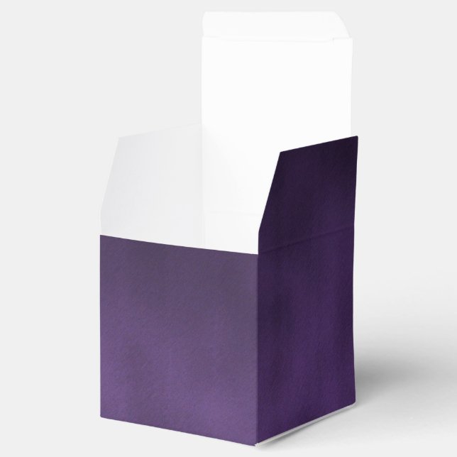 Caixinha De Lembrancinhas Arte de Fundo Violet Gothic Ombre (Aberto)